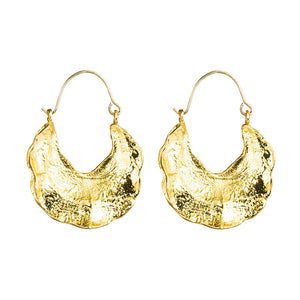 Wavy Hoop Earrings