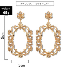 Load image into Gallery viewer, Vintage Rose Flower Earrings
