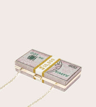 Load image into Gallery viewer, Rhinestone Money Clutch
