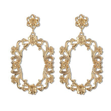 Load image into Gallery viewer, Vintage Rose Flower Earrings
