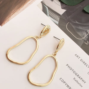 Metal Geometric Earrings