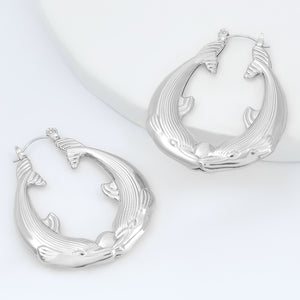 Dolphin Hoop Earrings