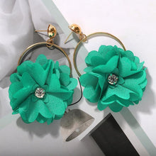 Load image into Gallery viewer, Bohemian Flower Drop Earrings
