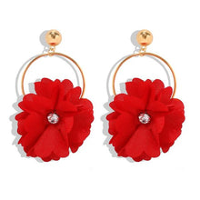 Load image into Gallery viewer, Bohemian Flower Drop Earrings

