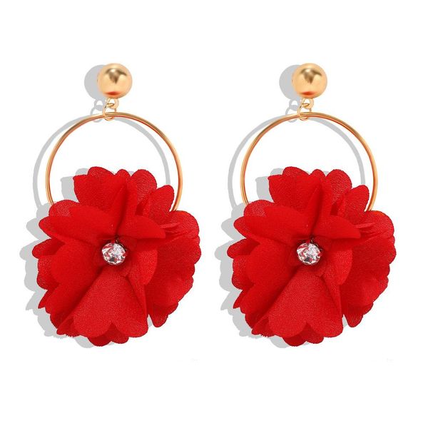 Bohemian Flower Drop Earrings