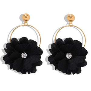 Bohemian Flower Drop Earrings
