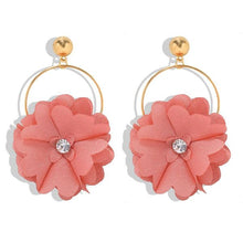 Load image into Gallery viewer, Bohemian Flower Drop Earrings
