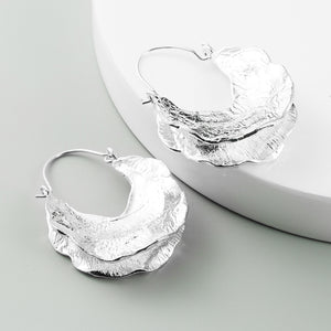 Wavy Hoop Earrings