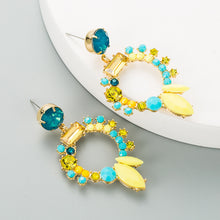 Load image into Gallery viewer, Circle of Stones Earrings
