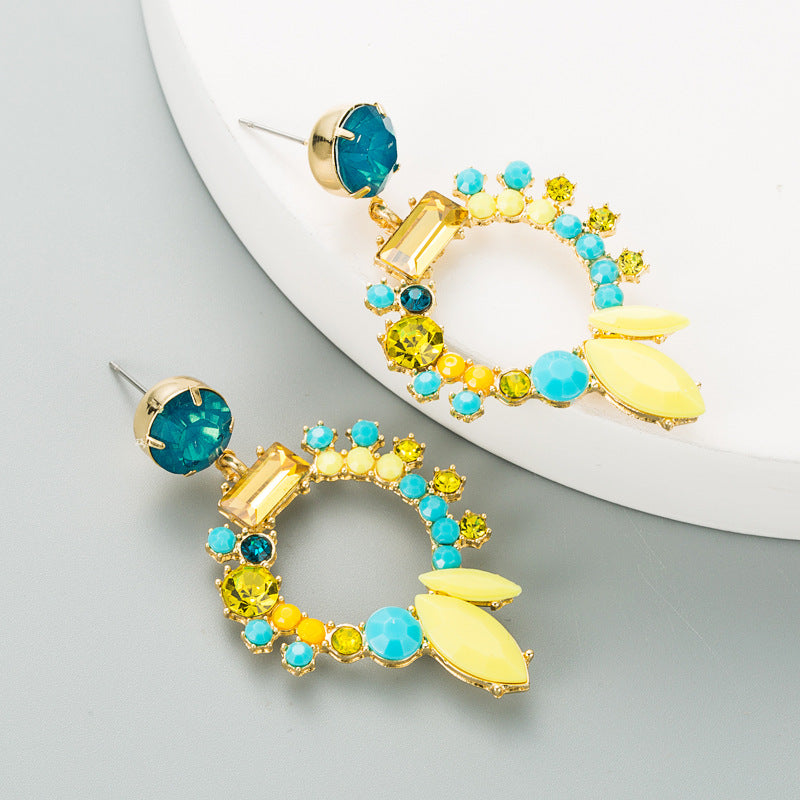 Circle of Stones Earrings