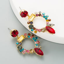 Load image into Gallery viewer, Circle of Stones Earrings
