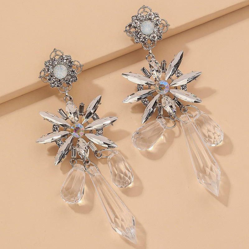 Stand Out Drop Crystal Earrings