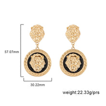 Load image into Gallery viewer, Lion Drop Earrings
