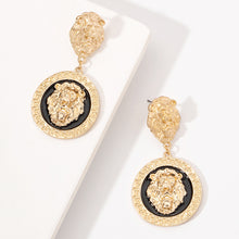 Load image into Gallery viewer, Lion Drop Earrings
