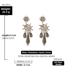 Load image into Gallery viewer, Stand Out Drop Crystal Earrings
