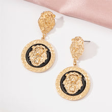 Load image into Gallery viewer, Lion Drop Earrings

